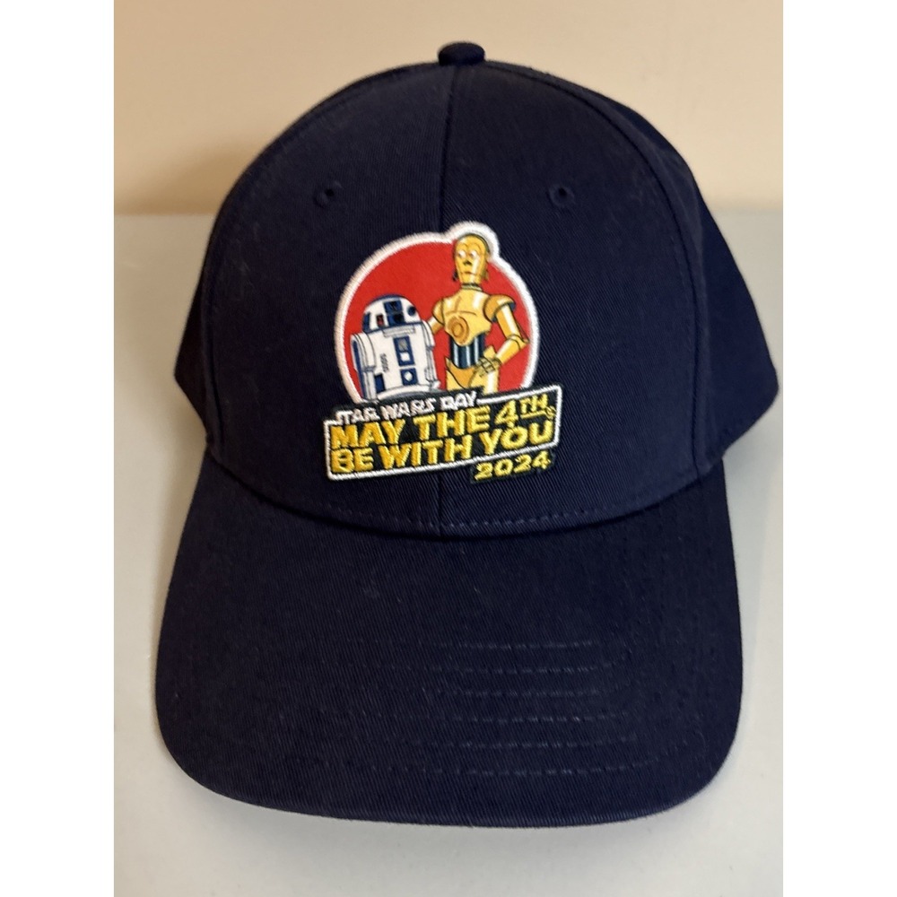 2024 Disney Parks Star Wars R2-D2 C-3PO May the 4th Be With You Adult Hat Cap